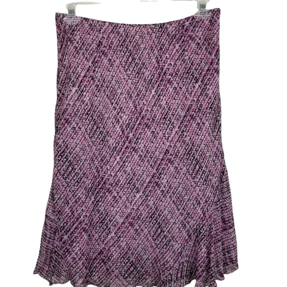 J Jill M Patterned Skirt Fully Lined - Picture 3 of 8